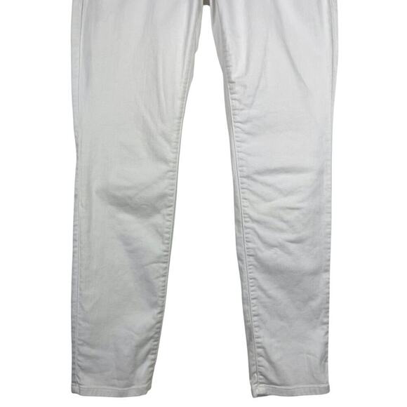 Eileen Fisher Organic Cotton Denim Slim Jean White Size 4 Minimalist Casual - Picture 6 of 11